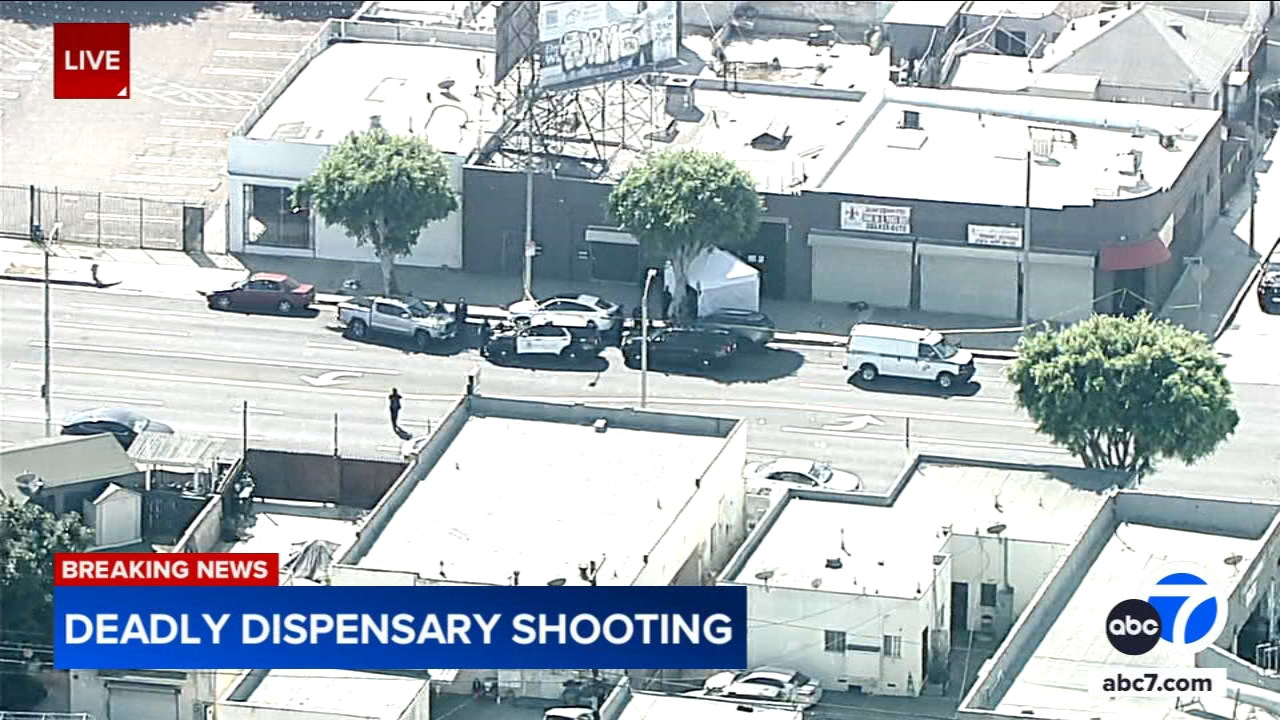 1 killed, 1 wounded in shooting at Hyde Park dispensary, LAPD says