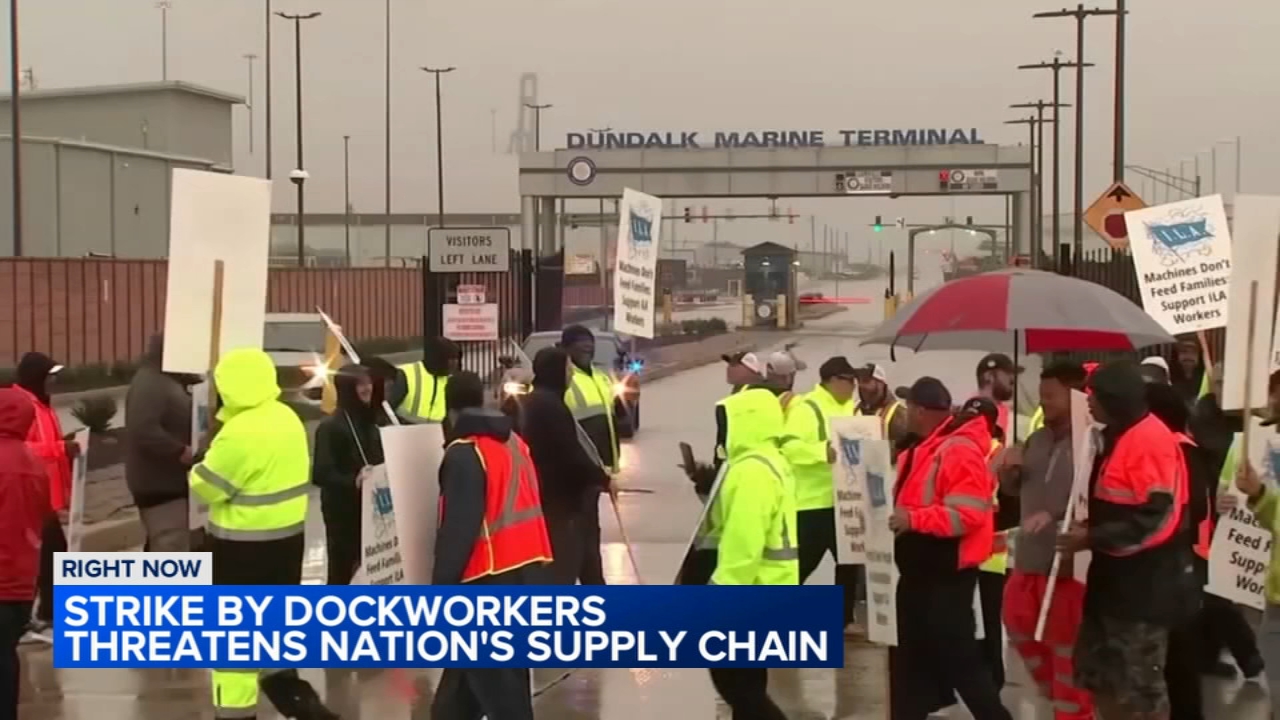 Strike at ports update: Dockworkers from Maine to Texas go on 