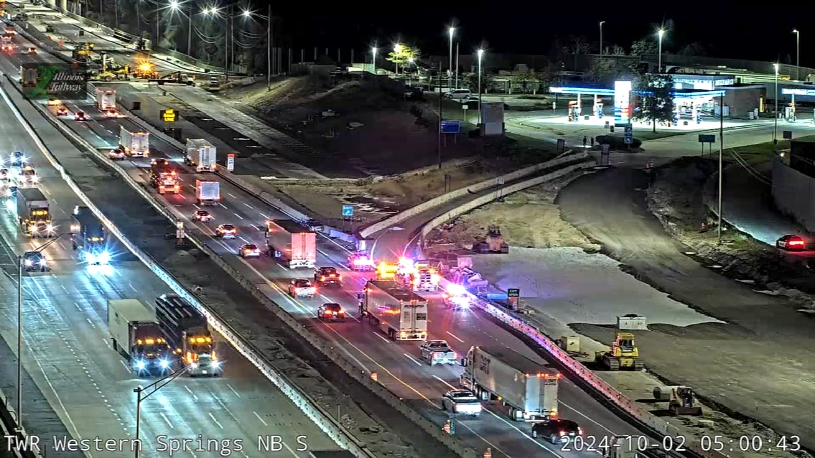 Hinsdale crash Semi involved in accident on TriState Hwy. (I294