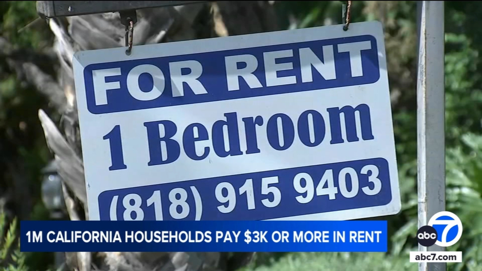 カリフォルニアの100万世帯以上が3,000ドル以上の家賃を払っており、そのほとんどが田舎にある