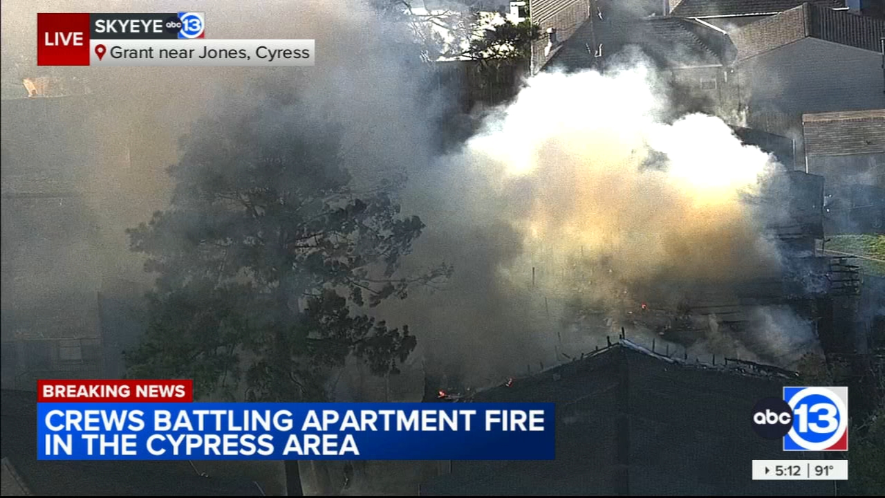 Multiple crews battling large fire on apartment complex on Regency ...