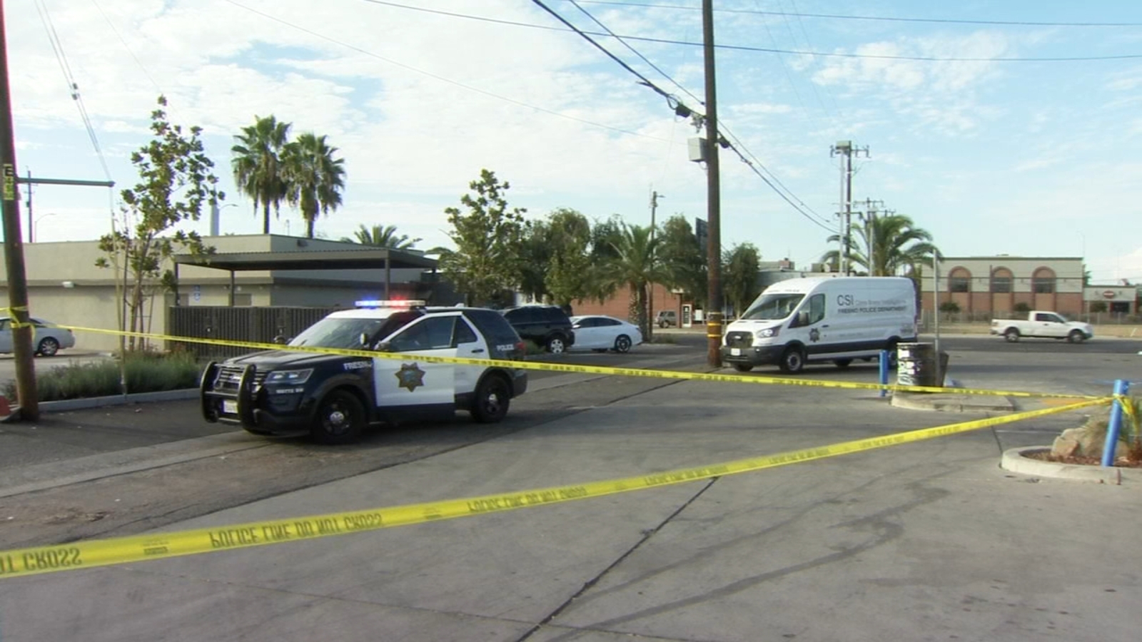 Man dies after being run over by car in central Fresno alley, 1 man detained