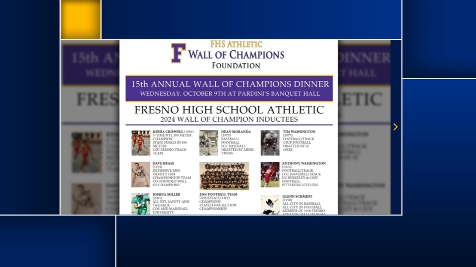 Fresno High 'Wall of Champions' Fundraiser