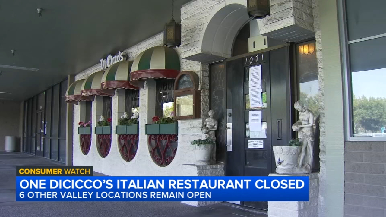 DiCicco's Italian Restaurant in northeast Fresno closes