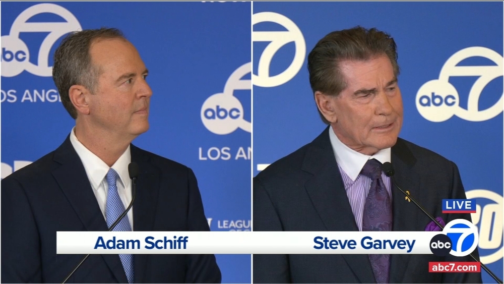 Adam Schiff, Steve Garvey discuss gun legislation
