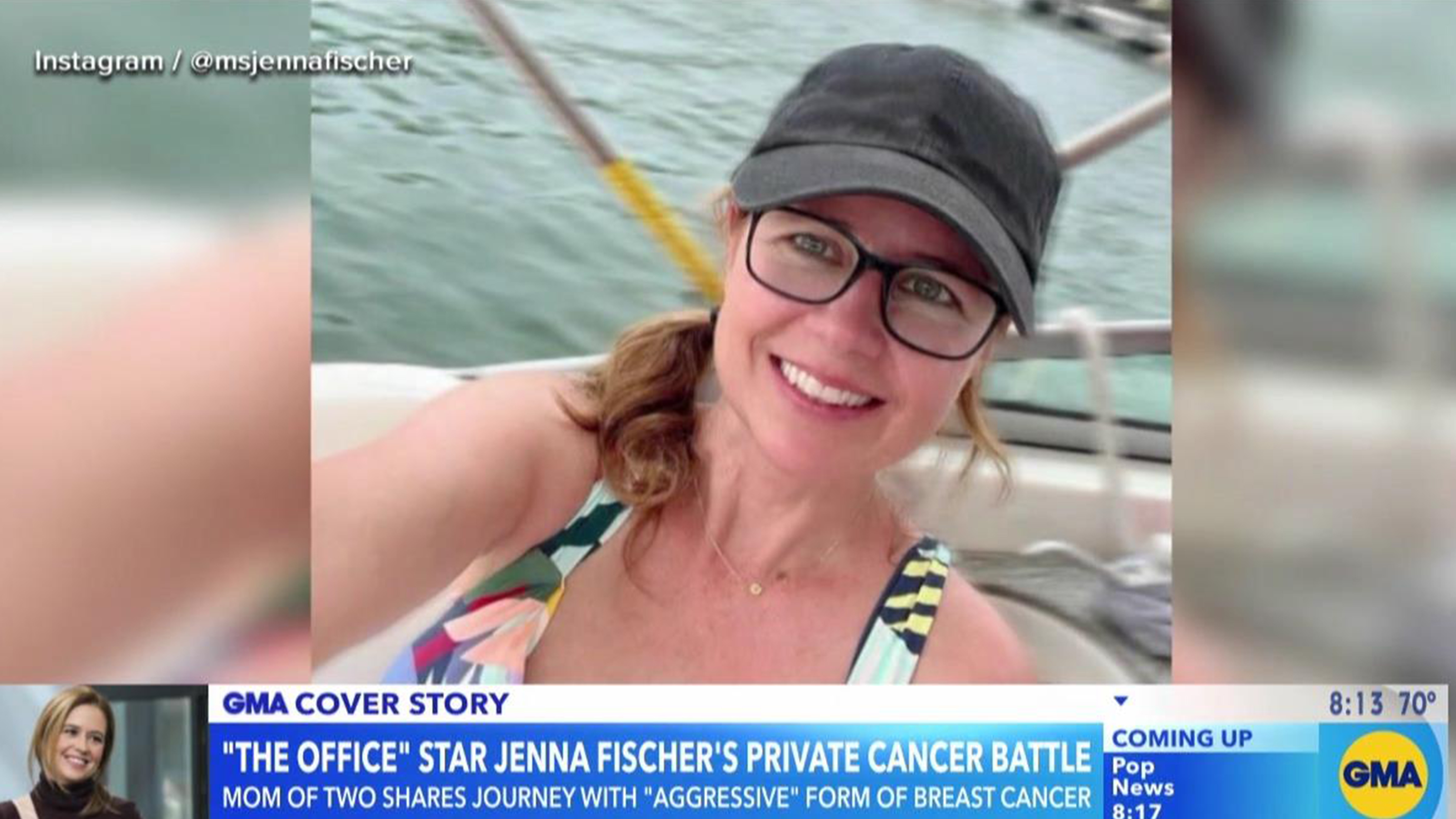 Jenna Fischer 'cancer free' after being diagnosed with breast cancer