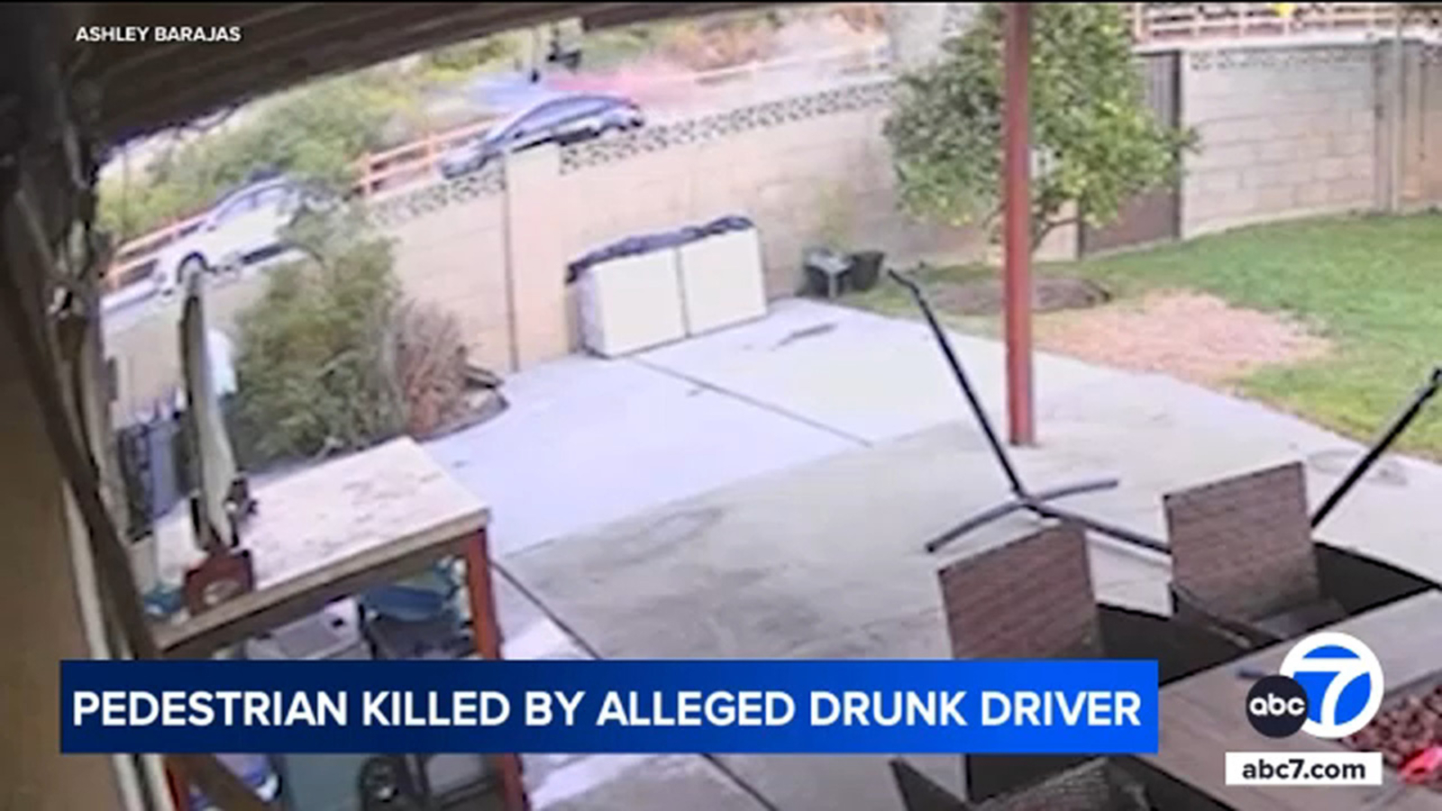 Anaheim crash Video shows suspected DUI driver veer off road in crash