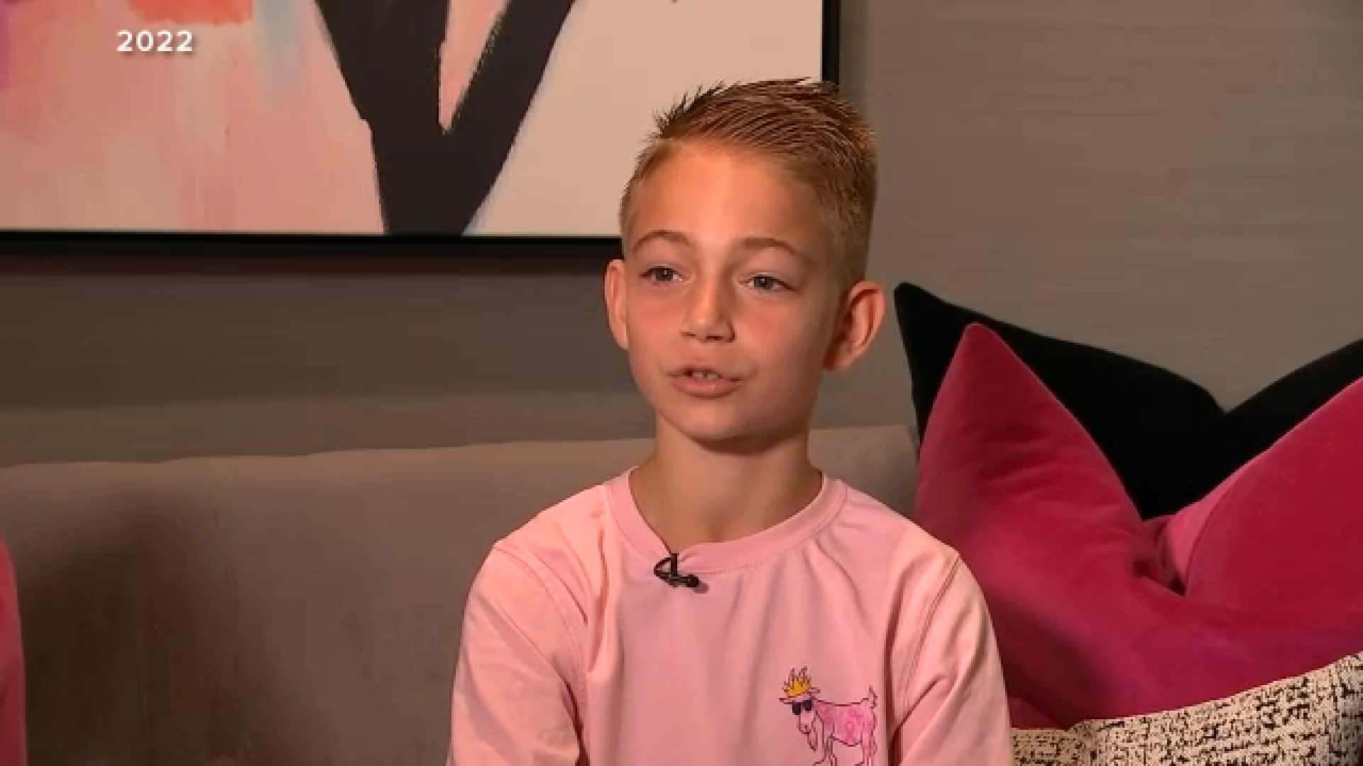 LI boy receives award for contributions to Breast Cancer awareness