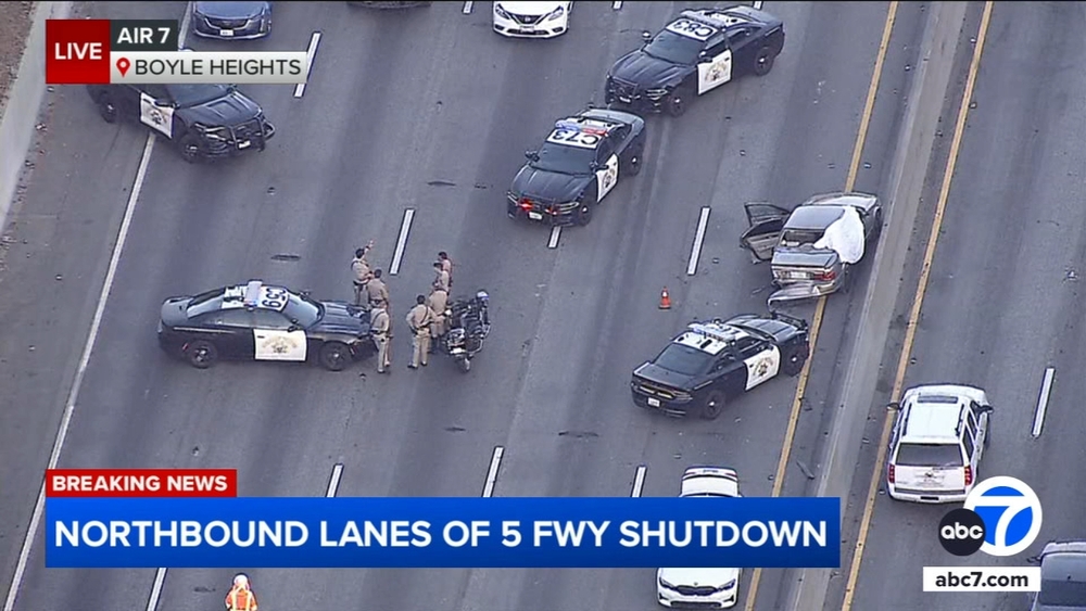 Deadly shooting shuts down northbound 5 Freeway in Boyle Heights