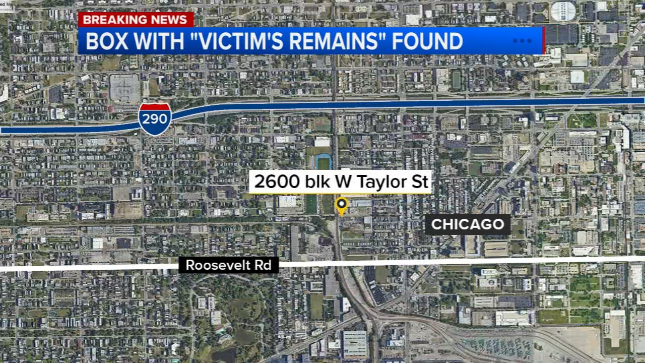 Human remains found in box on Chicago sidewalk, police say