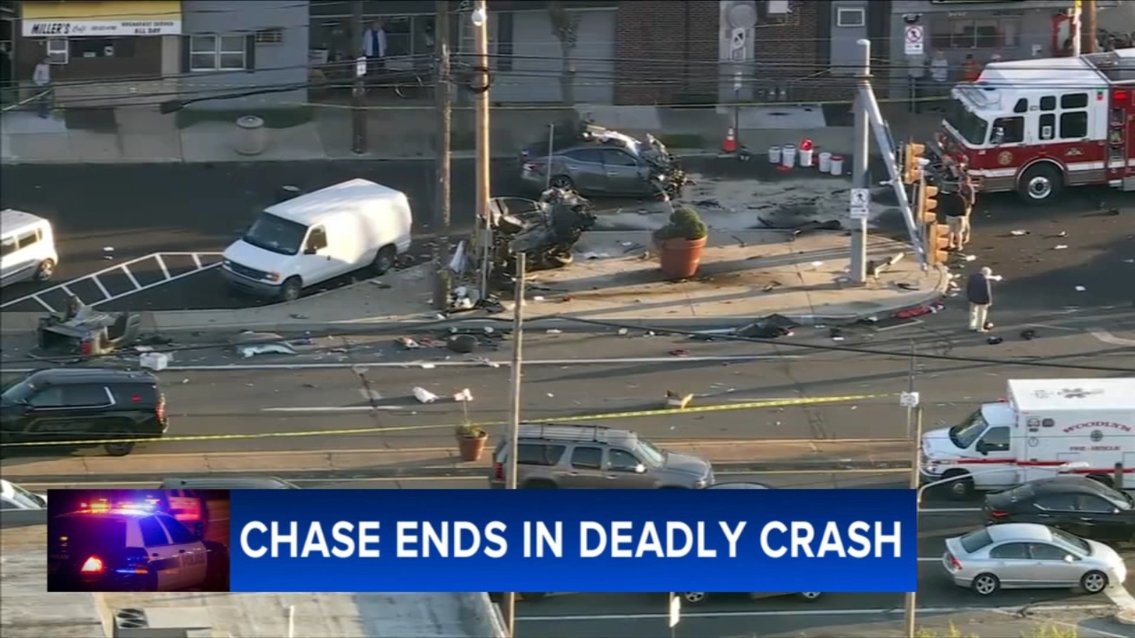 Suspect dead after police chase in Eddystone ends in deadly crash in ...