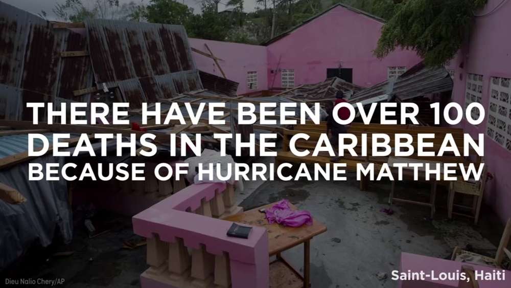Hurricane Matthew devastates the Caribbean