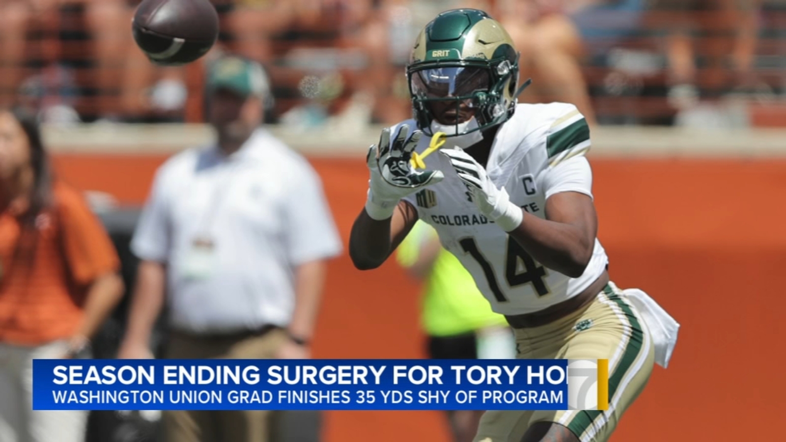 Washington Union grad Tory Horton out for surgery, ending decorated career at Colorado State