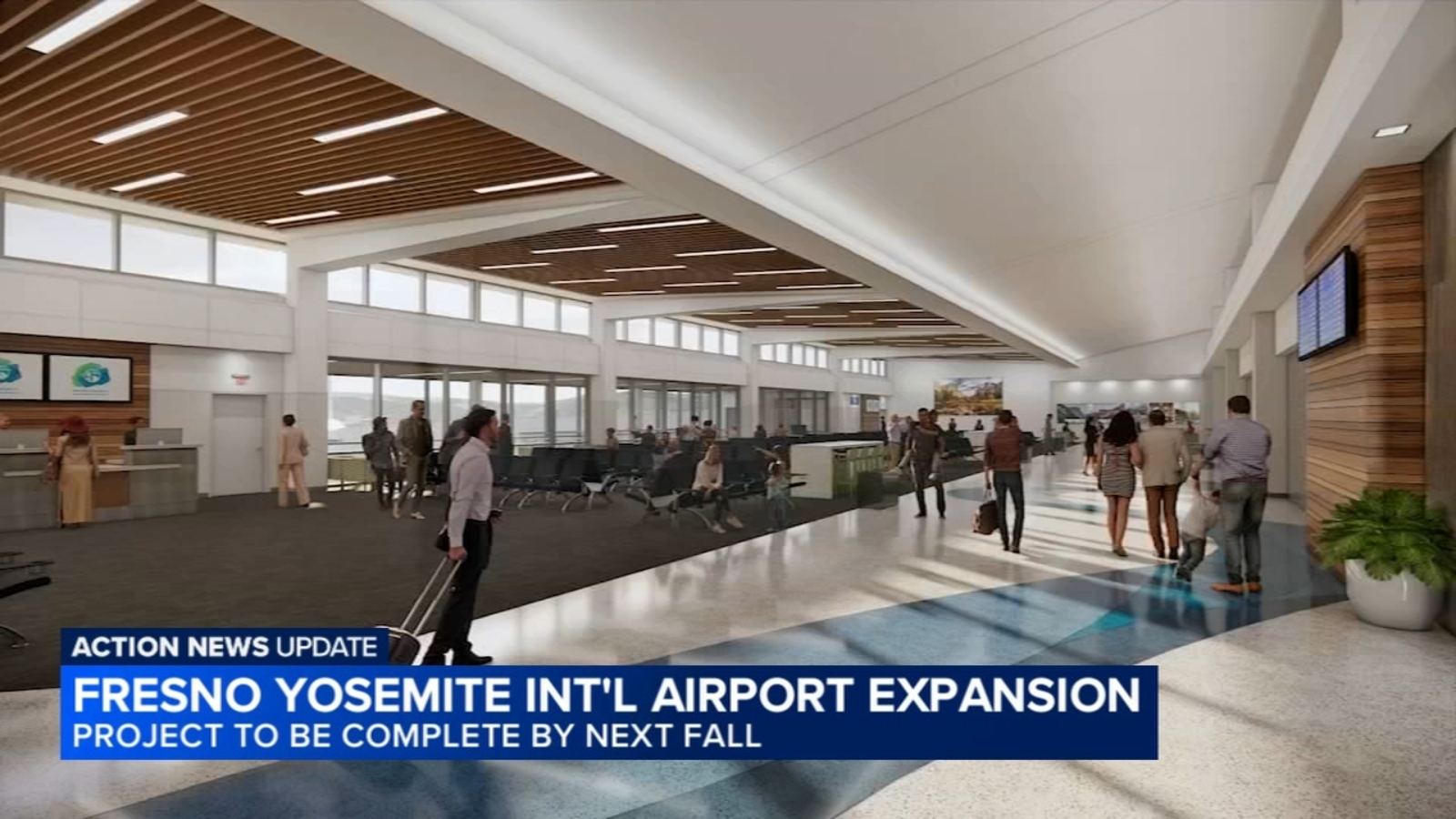 Fresno Yosemite International Airport celebrates 'topping out' of terminal expansion project