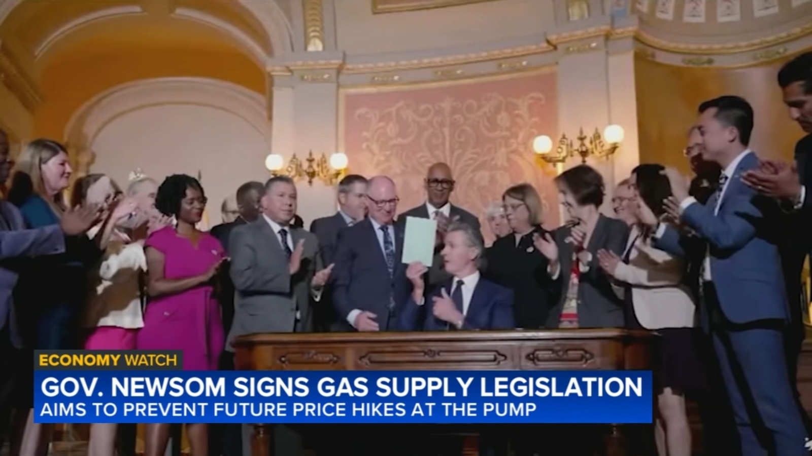 Newsom signs gas supply bill