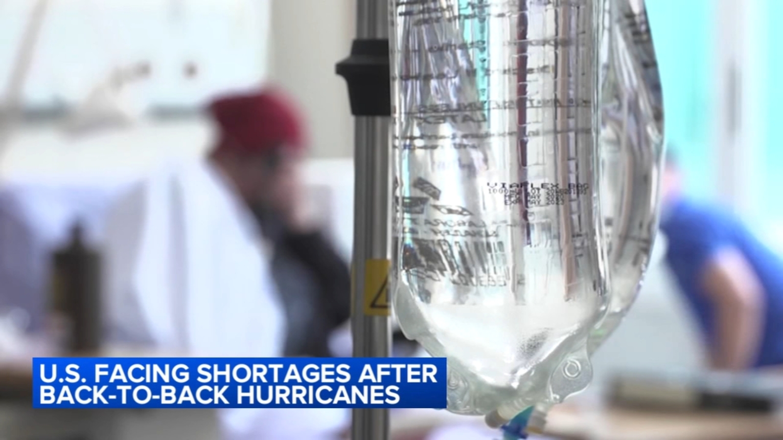 IV fluid shortage after Helene affected operations at Baxter International's North Cove