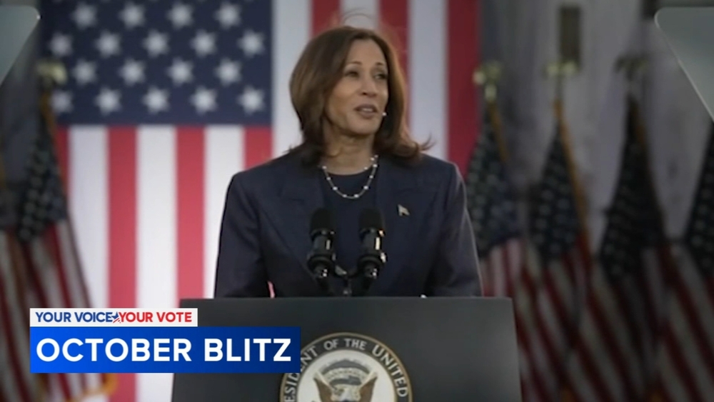 Kamala Harris appeals to Republican voters in Bucks County