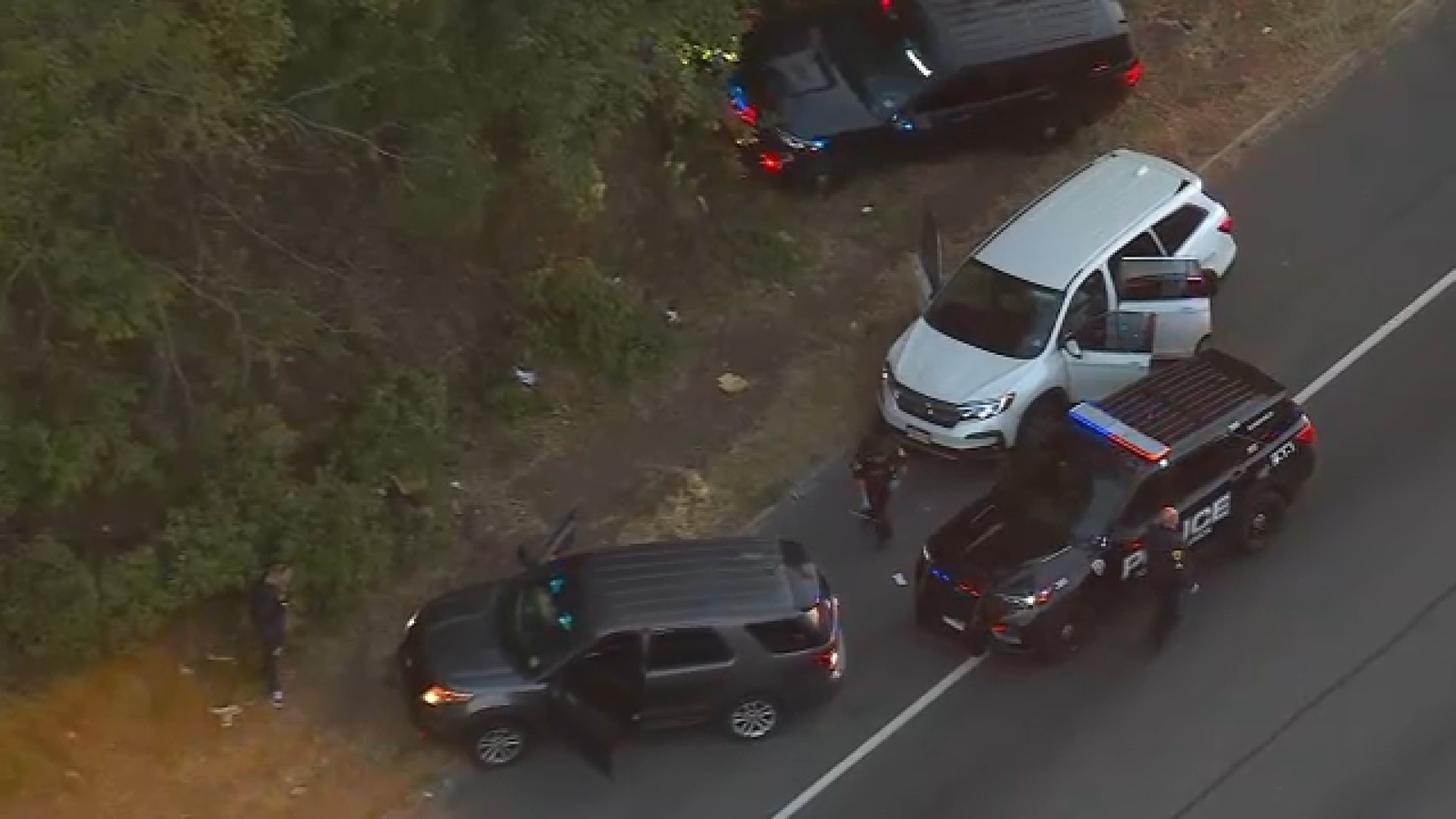 Police chase vehicle from Union to Newark on I78 in New Jersey ABC7