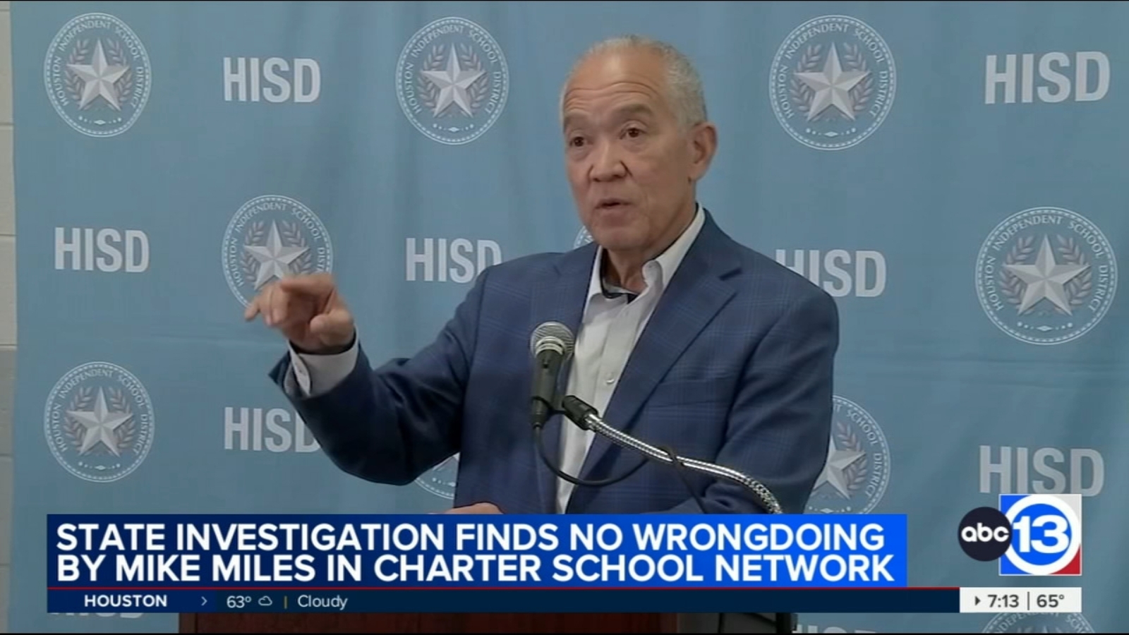 Texas Education Agency says Houston ISD Superintendent Mike Miles didn