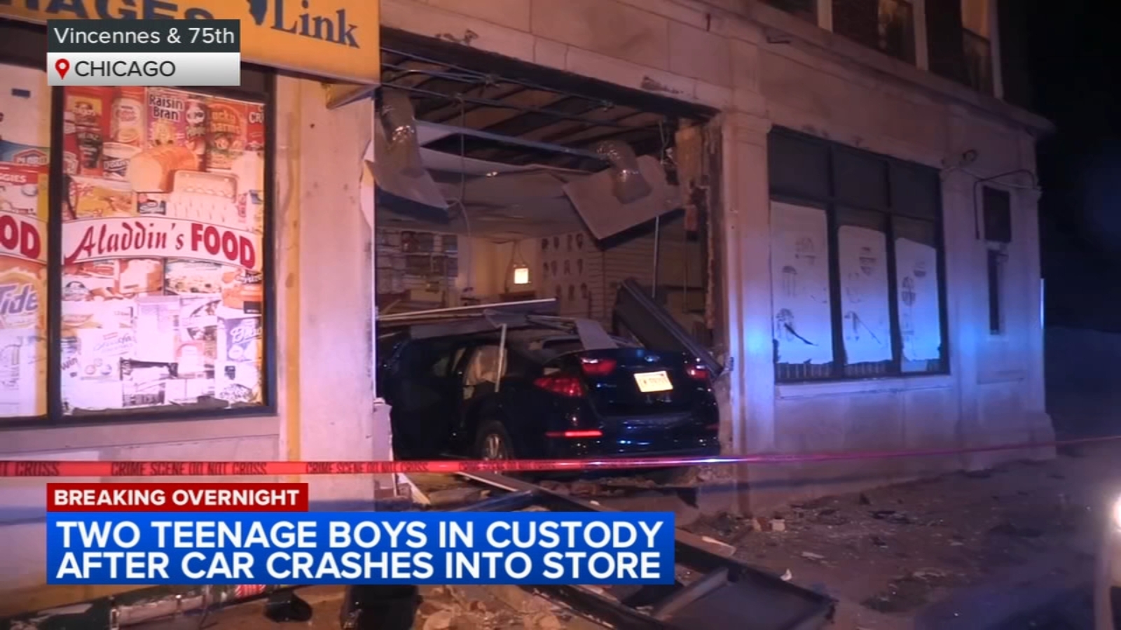 Chicago crime: 2 teens in custody after car crashes into South Side ...