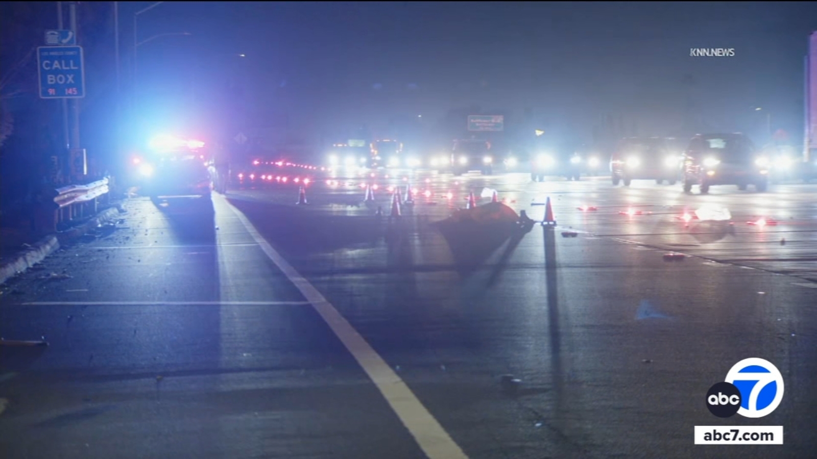 CHP busca al conductor que atropelló y mató a una persona en el freeway