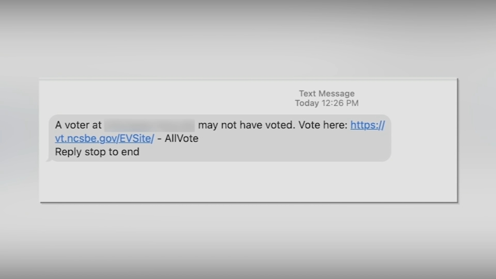NC Board of Elections addresses voter complaints about text messages ...