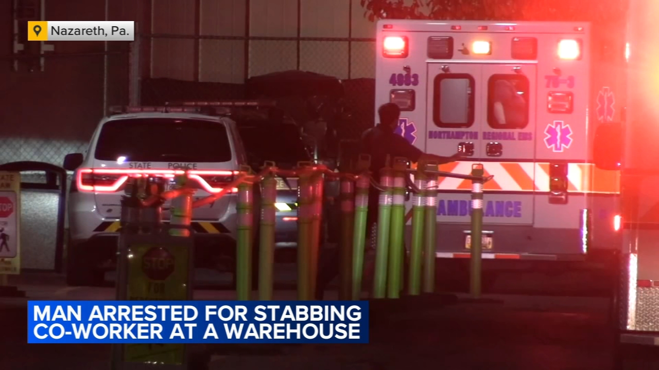 Man allegedly stabs coworker after argument at Trader Joe's warehouse in East Allen Township, Pa.