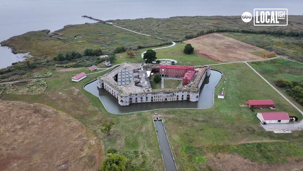 Fort Delaware is believed to be a Haunted Fort on an island 