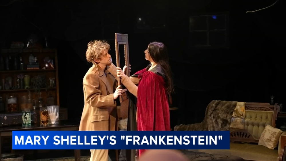 Sneak peek at the production of Mary Shelley's Frankenstein