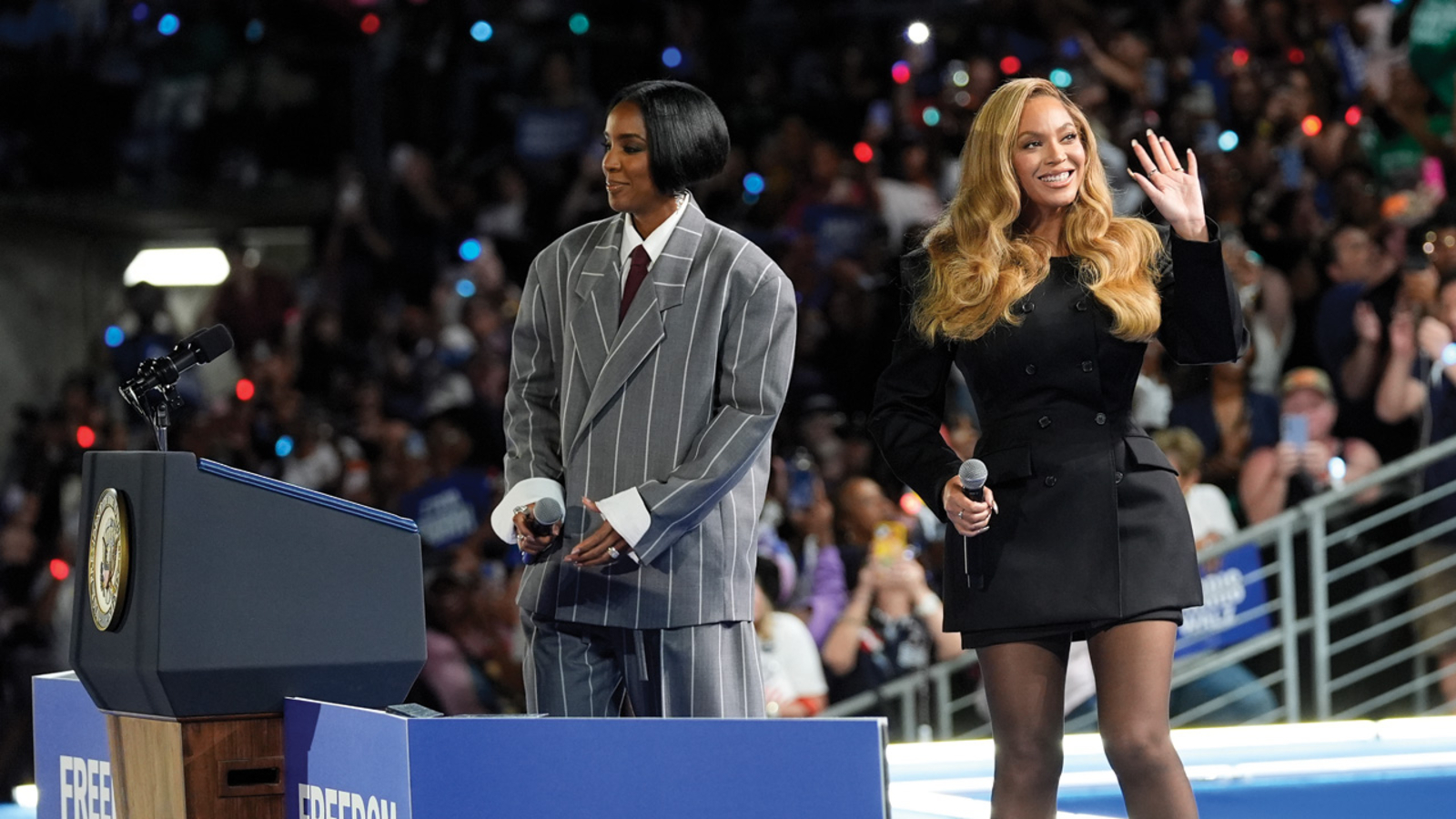 Beyoncé shows support for Harris: 'I'm here as a mother' - ABC11 ...