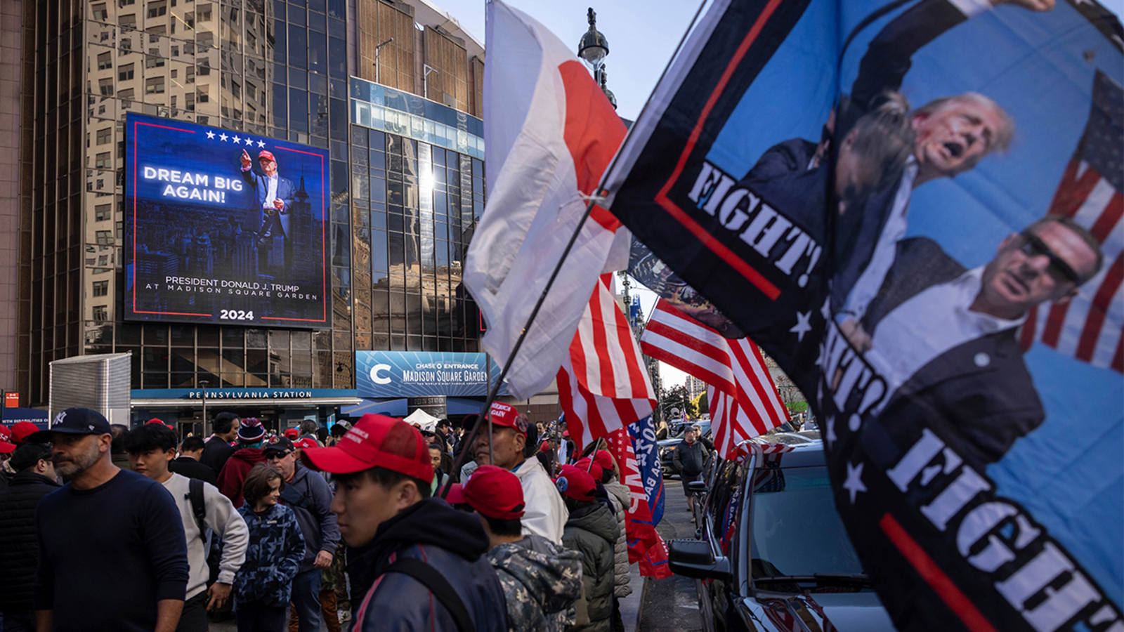 Former President Trump to make his closing message at Madison Square Garden