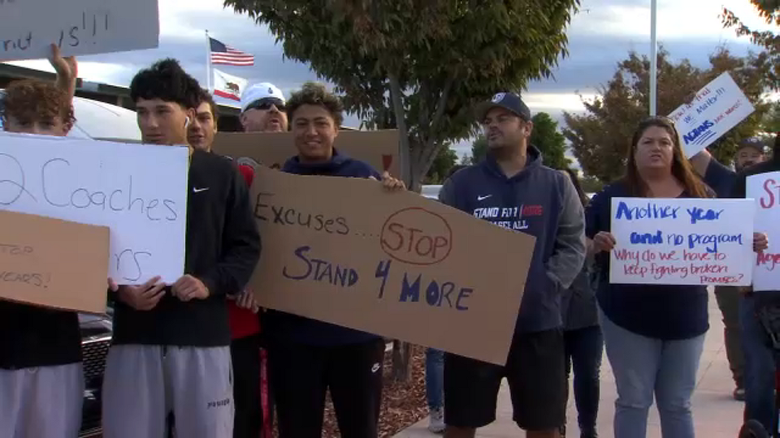 Parents, players protest recent coaching change at Garza High School