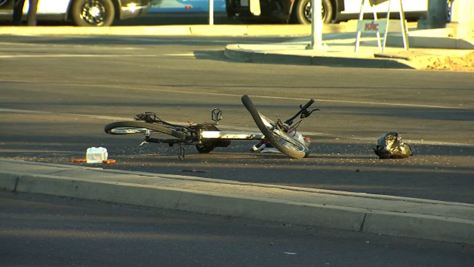 Bicyclist hit by undercover police vehicle in east central Fresno