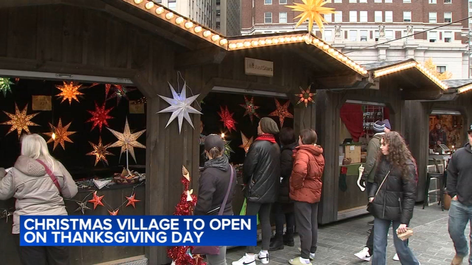 Philadelphia's Christmas Village at Love Park to open on Thanksgiving Day