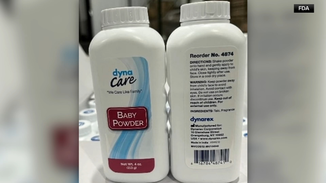 Baby powder recall expands to Illinois, Indiana, Wisconsin