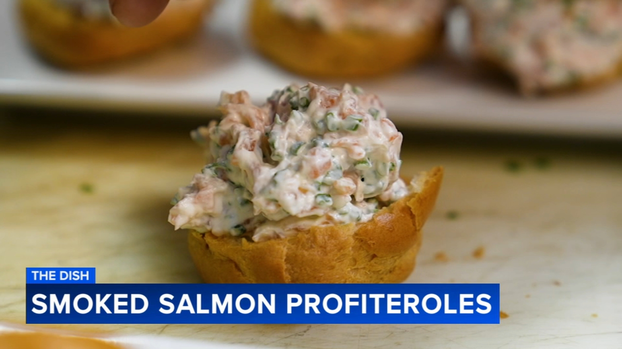 The Dish: Smoked salmon profiteroles from Harper's Garden in