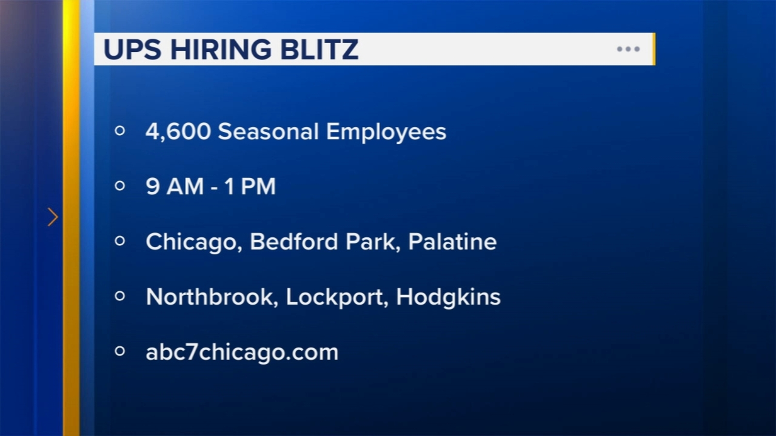 UPS Holding Seasonal Hiring Events In Chicago Area ABC7 Chicago ups-holding-seasonal-hiring-events-in-chicago-area-abc7-chicago
