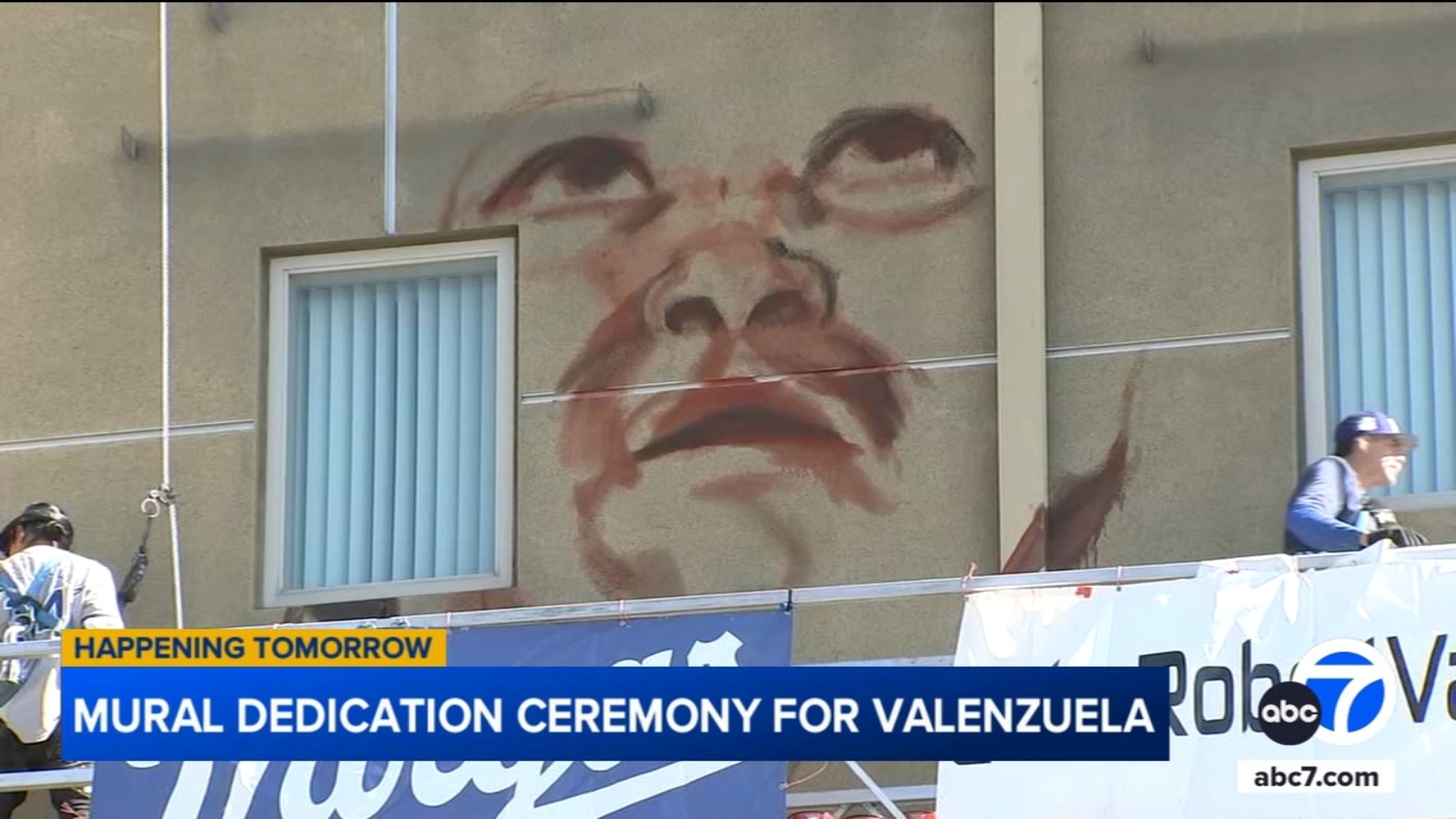 City of Los Angeles to unveil six-story mural for Dodger icon Fernando