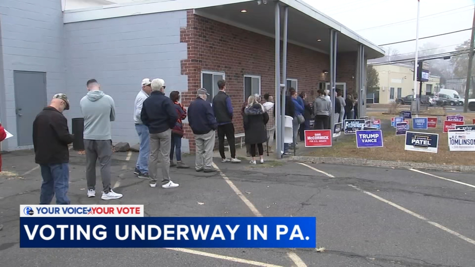Voters are being patient despite the long lines in Bucks County - 6abc ...