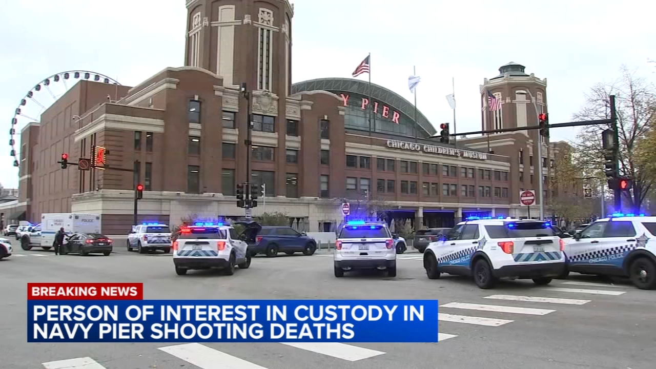 Person of interest in custody in deadly Navy Pier double shooting: CPD