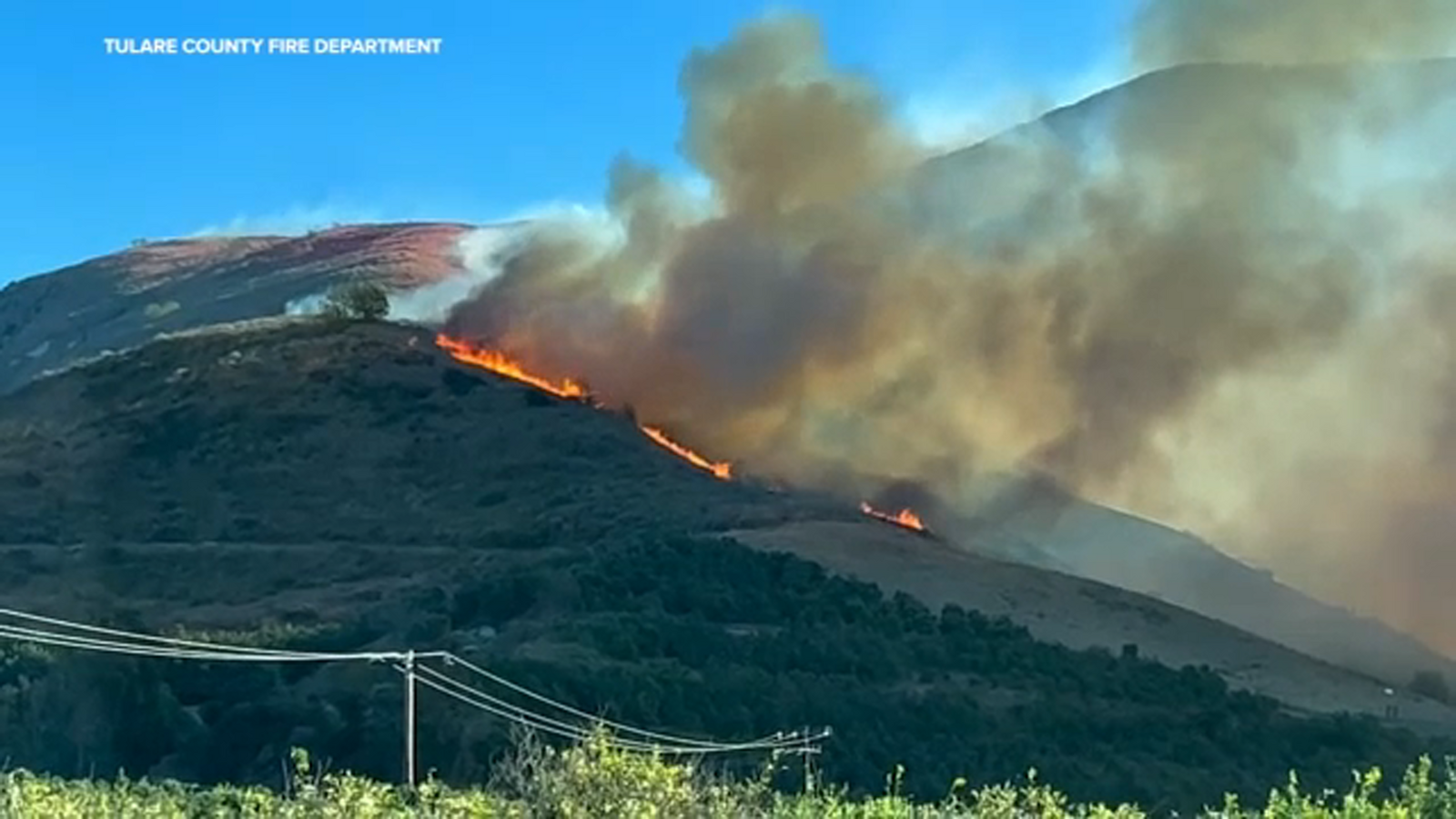 Local firefighters help fight Mountain Fire in Ventura County