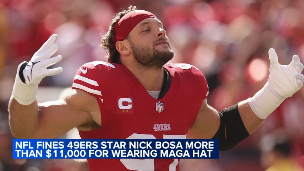 does nick bosa chew tobacco NFL fines 49ers' Nick Bosa for wearing 'Make America Great Again' hat  during postgame interview, sources say
