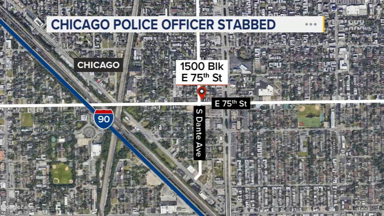 Chicago police officer stabbed while arresting suspect in Grand ...