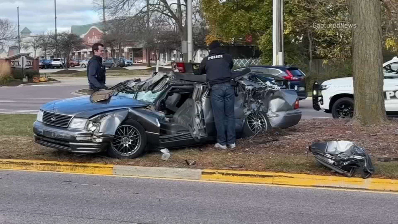 Truck crash: Driver speeds away from traffic stop, strikes semi at ...