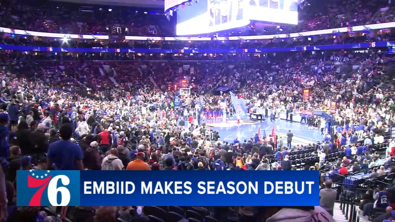 Struggling 76ers fall to Knicks 109-99 in Embiid's season debut