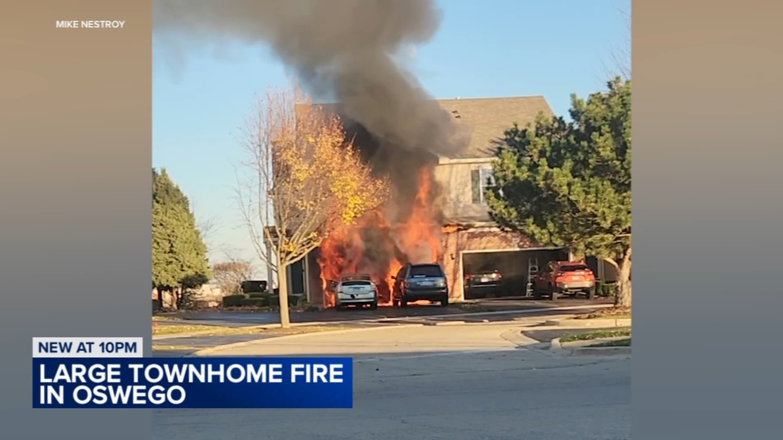 Massive Oswego fire engulfs townhome at Concord Drive and Galena Road ...