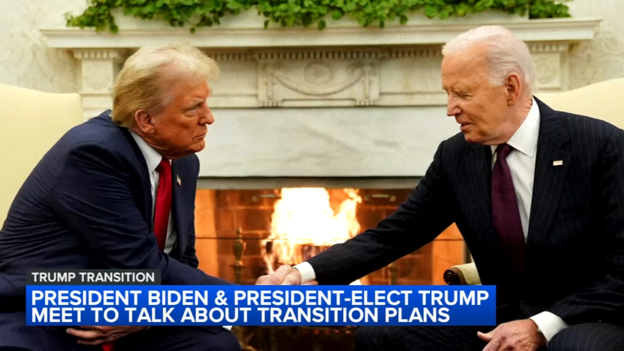 Biden, Trump meet to talk about transition plans