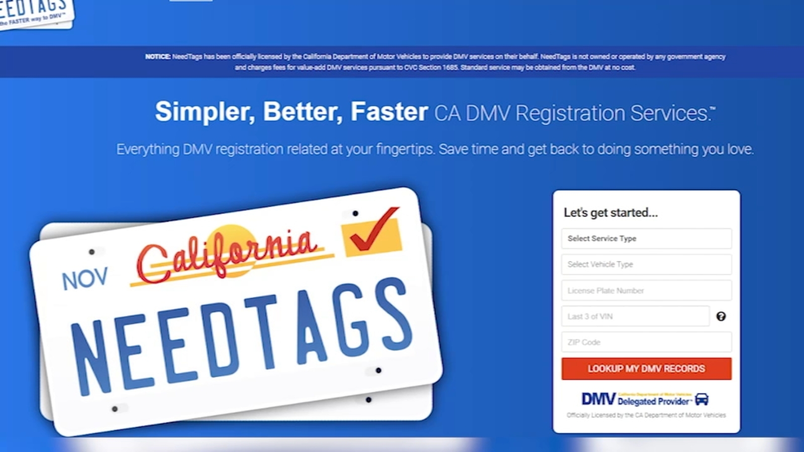 Pro Sub Fee San Francisco Ca Angry California drivers say DMV lookalike website 'NeedTags' tricks