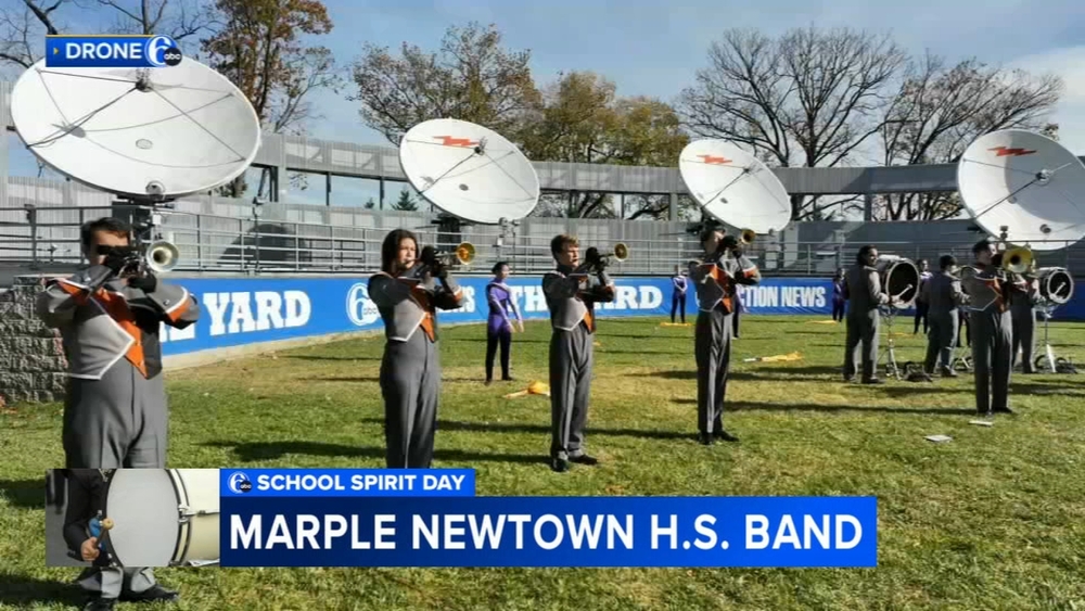School Spirit Day with Marple Newtown High School Band