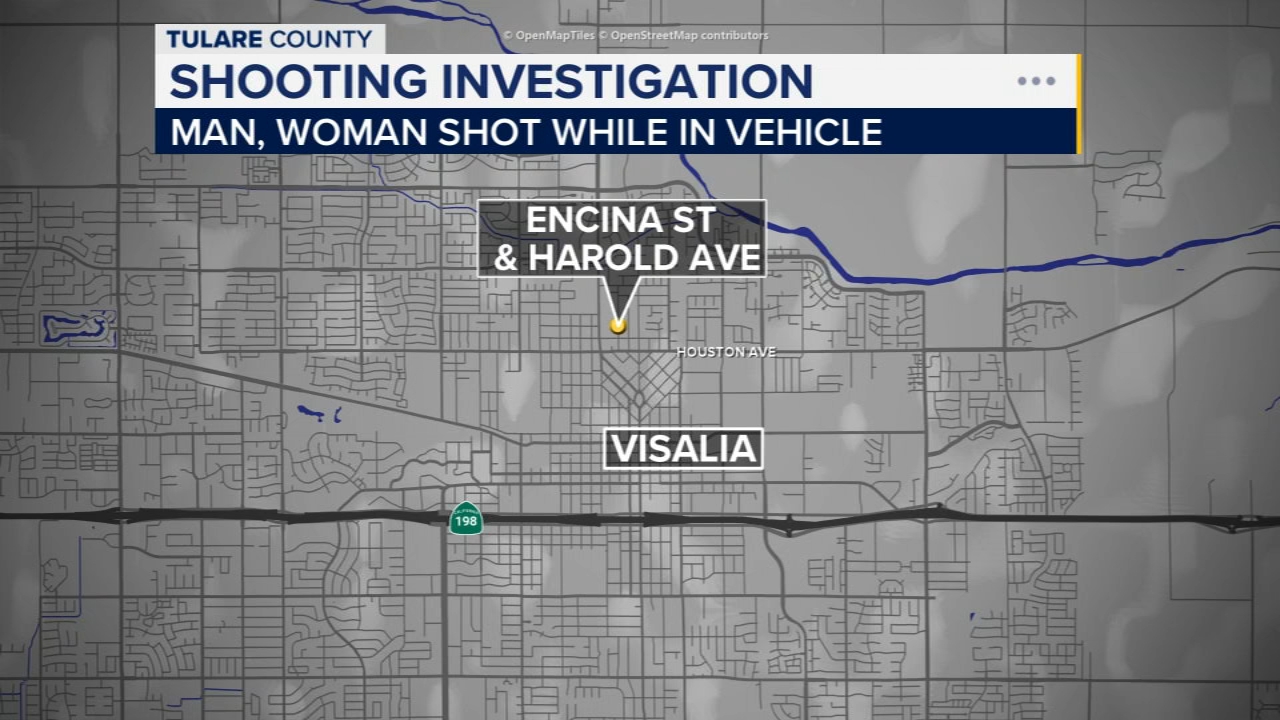 Man and woman hospitalized in Visalia shooting, police say - ABC30 Fresno